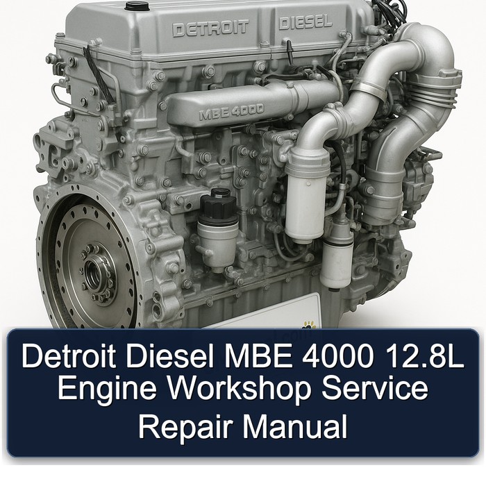 Detroit Diesel MBE 4000 12.8L Engine Workshop Service Repair Manual
