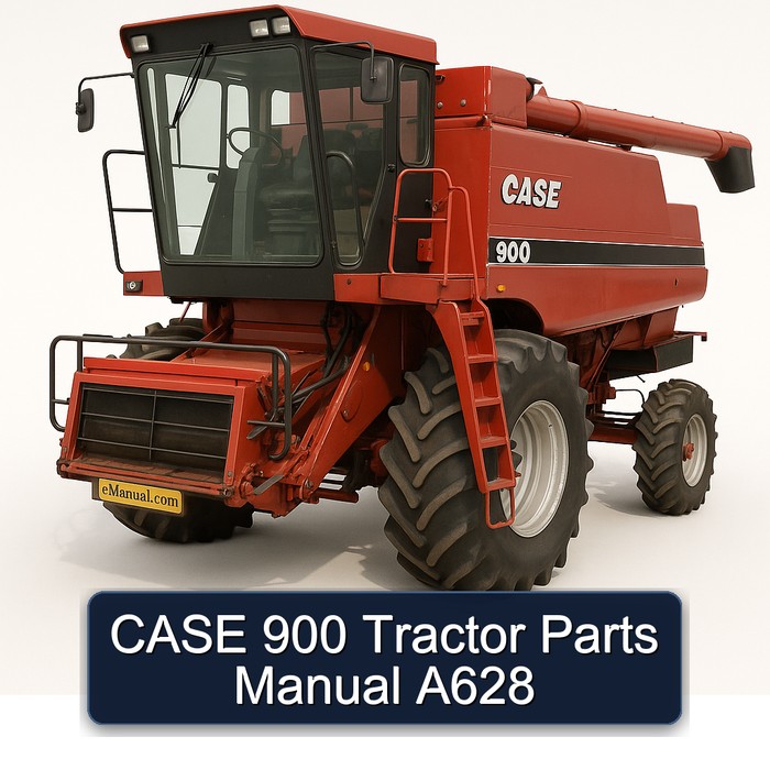 CASE 900 Tractor Parts Manual A628