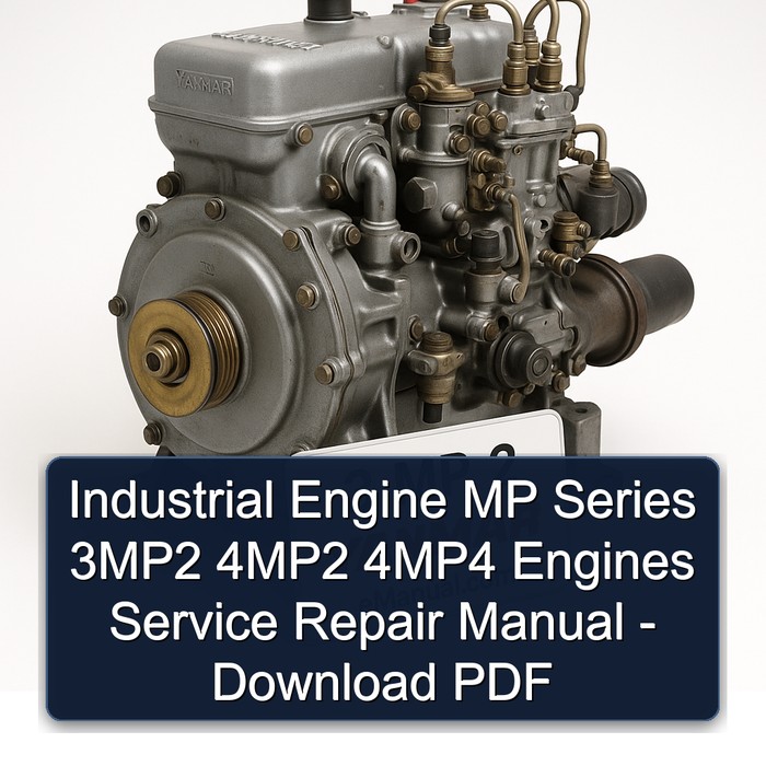 Industrial Engine MP Series 3MP2 4MP2 4MP4 Engines Service Repair Manual - Download PDF