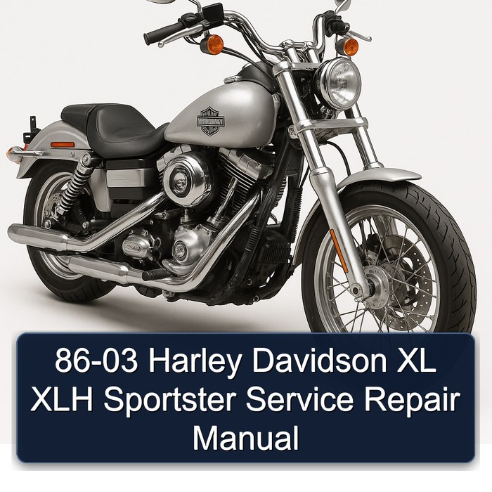 86-03 Harley Davidson XL XLH Sportster Manual de servicio y reparación