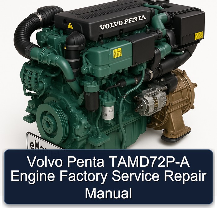Volvo Penta TAMD72P-A Engine Factory Service Repair Manual