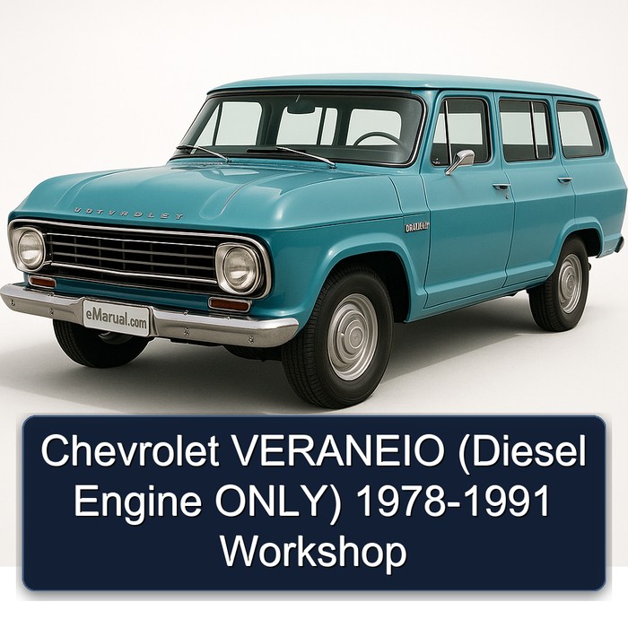 Chevrolet VERANEIO (Diesel Engine ONLY) 1978-1991 Workshop