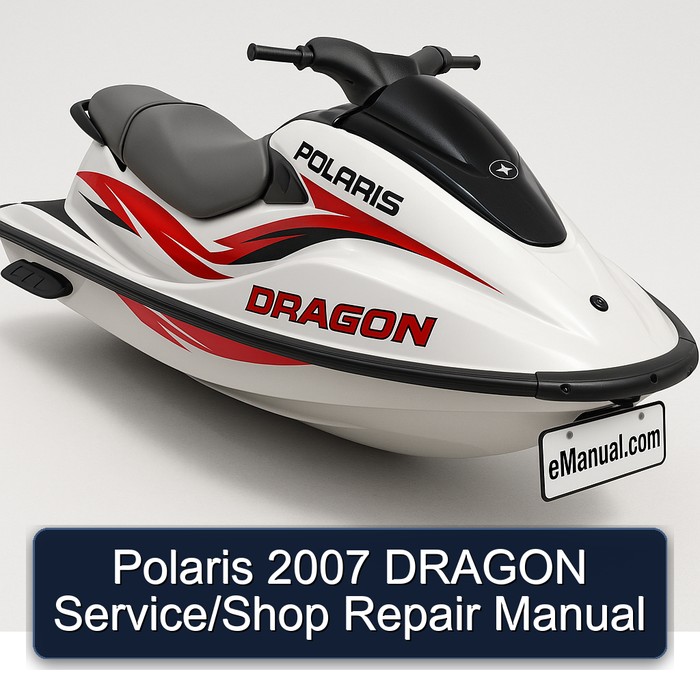 Polaris 2007 DRAGON Service/Shop Repair Manual 