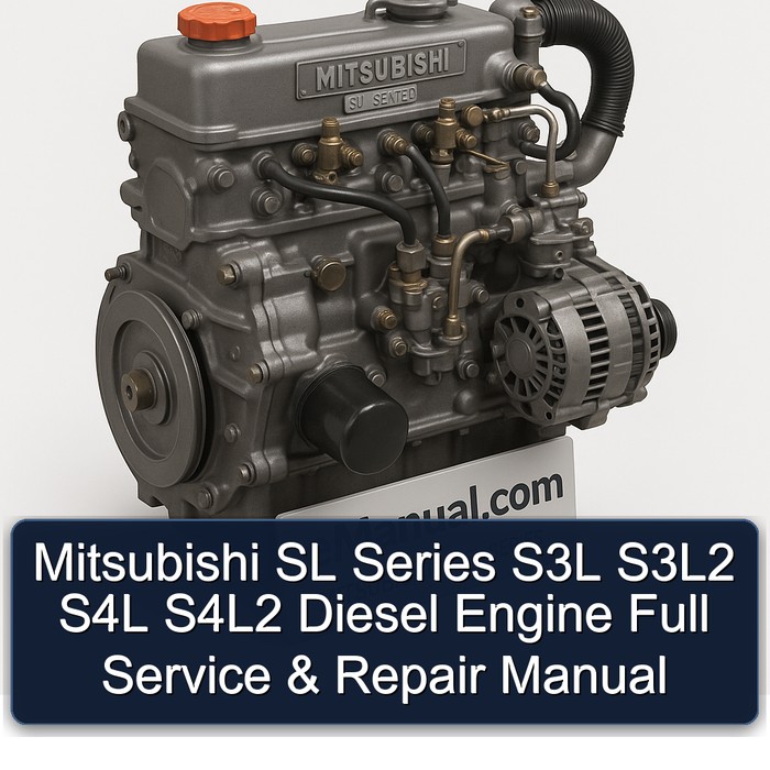 Manual de Servicio y Reparación Completo para Motores Diesel Mitsubishi Serie SL (S3L, S3L2, S4L, S4L2)