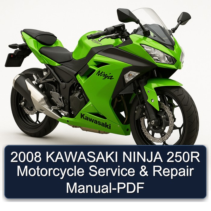 2008 KAWASAKI NINJA 250R Motorcycle Manual de servicio y reparación-PDF