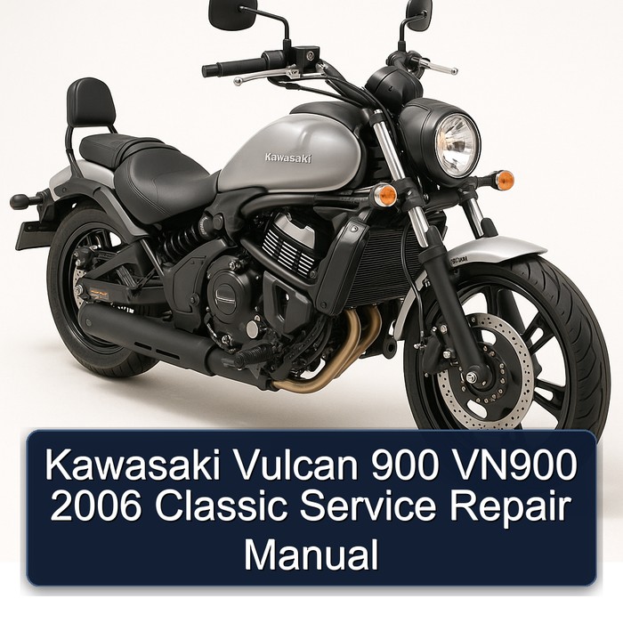Kawasaki Vulcan 900 VN900 2006 Classic Manual de servicio y reparación