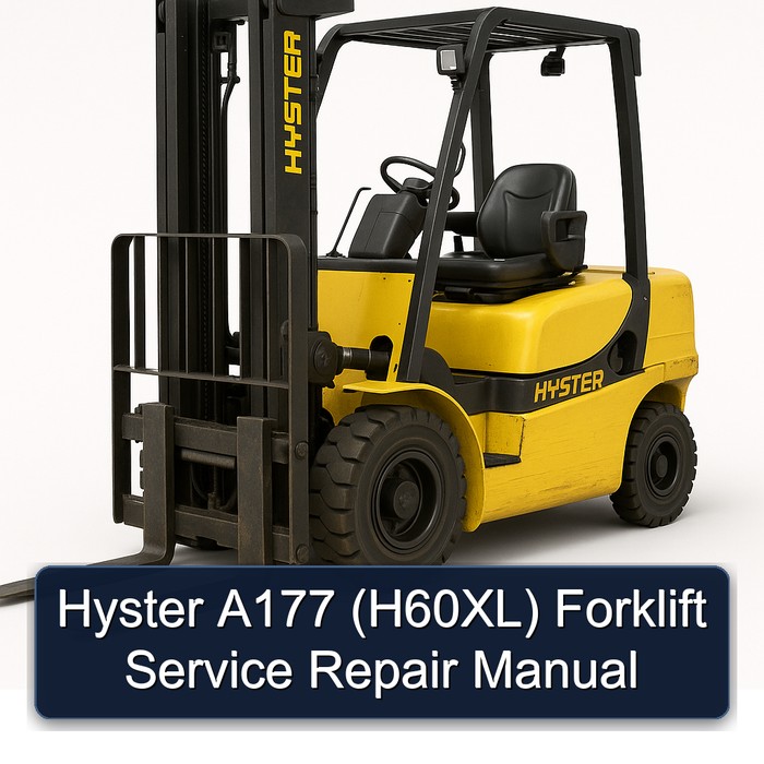 Hyster A177 (H60XL) Gabelstapler Service- und Reparaturhandbuch
