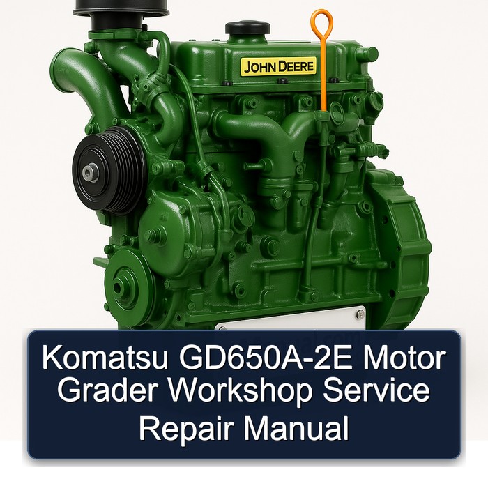 Komatsu GD650A-2E Motor Grader Workshop Service Repair Manual 