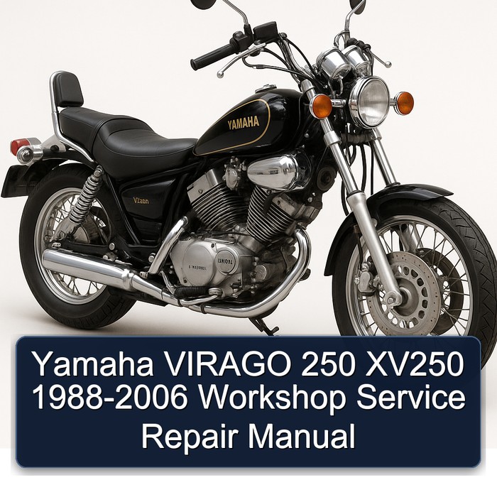 Yamaha VIRAGO 250 XV250 1988-2006 Workshop Manual de servicio y reparación