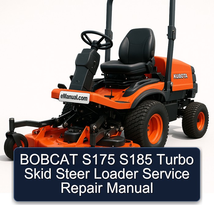 Manual de Servicio y Reparación Bobcat S175 S185 Turbo
