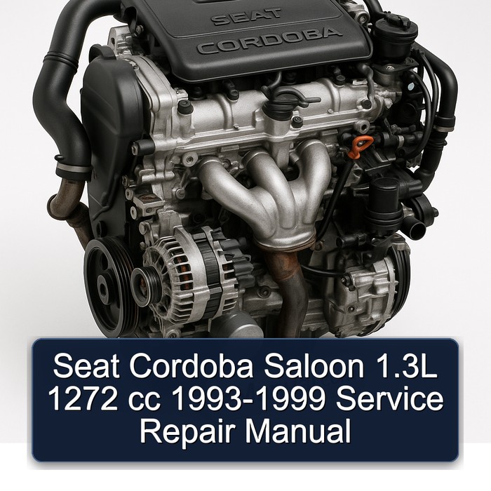 Seat Cordoba Saloon 1.3L 1272 cc 1993-1999 Manual de servicio y reparación