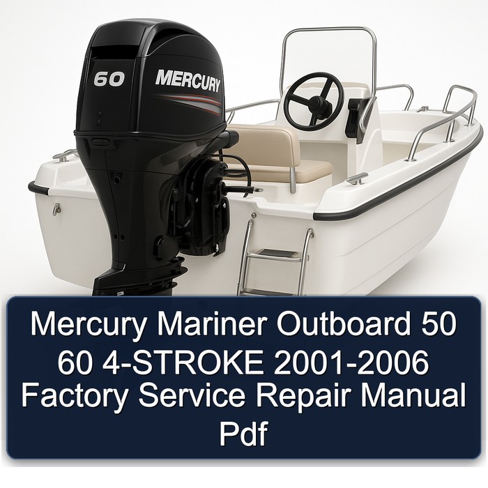 Mercury Mariner Outboard 50 60 4-STROKE 2001-2006 Factory Service Repair Manual Pdf