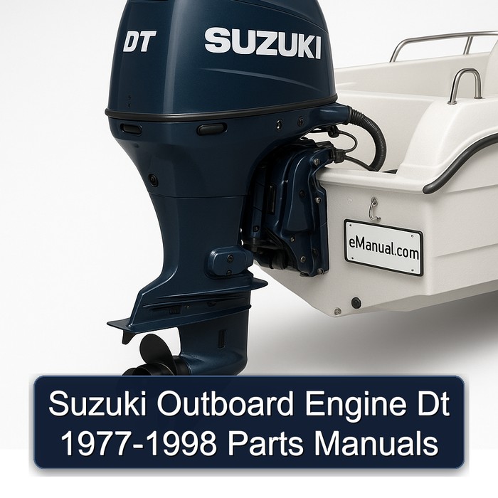 Suzuki Outboard Engine Dt 1977-1998 Parts Manuals