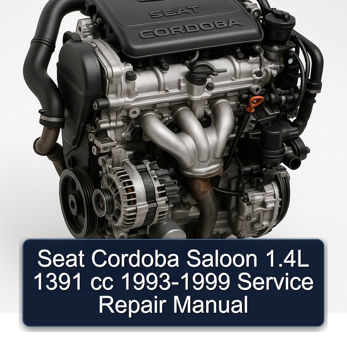 Seat Cordoba Saloon 1.4L 1391 cc 1993-1999 Service Repair Manual 