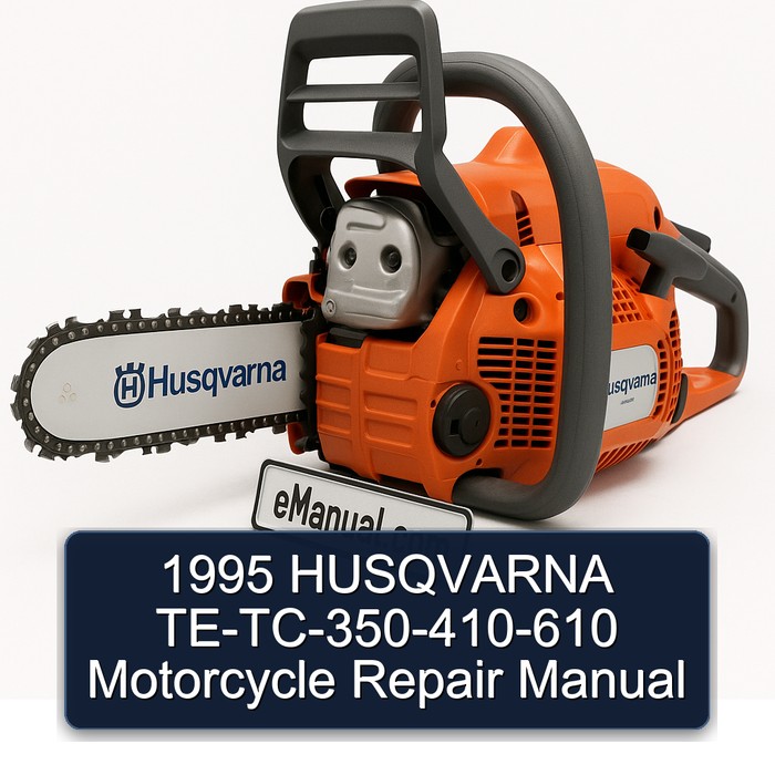 1995 HUSQVARNA TE-TC-350-410-610 Motorcycle Repair Manual