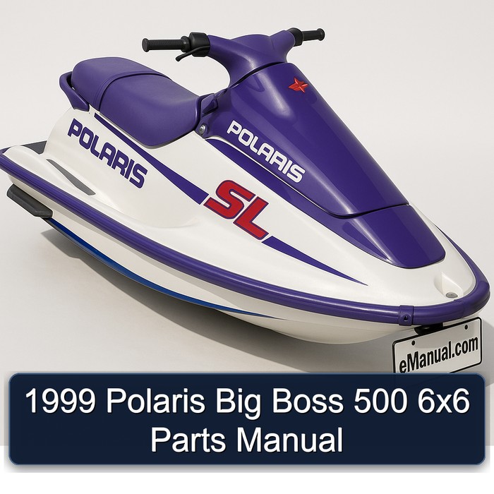 1999 Polaris Big Boss 500 6x6 Parts Manual 