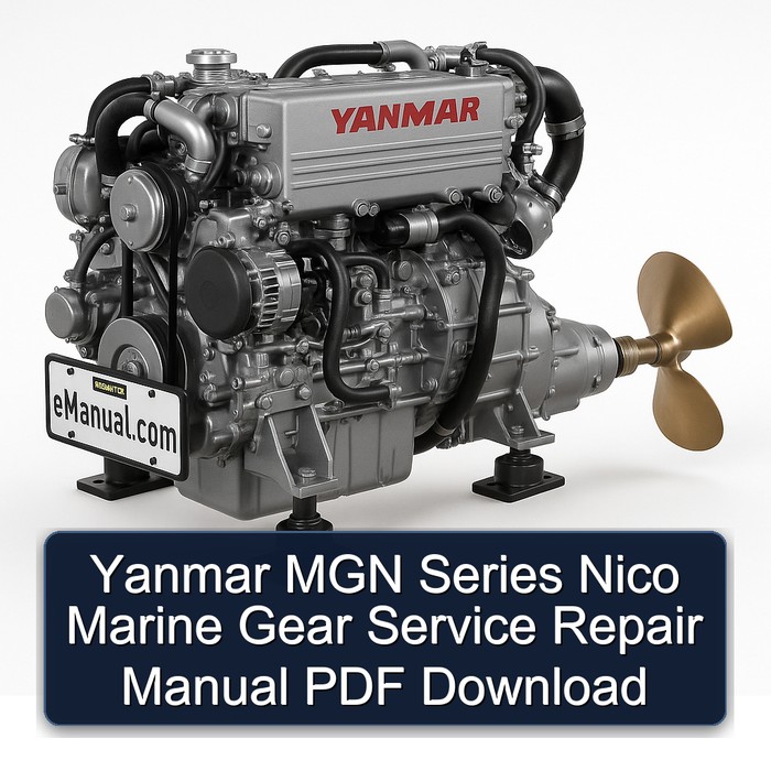 Yanmar MGN Series Nico Marine Gear Service Repair Manual PDF Download