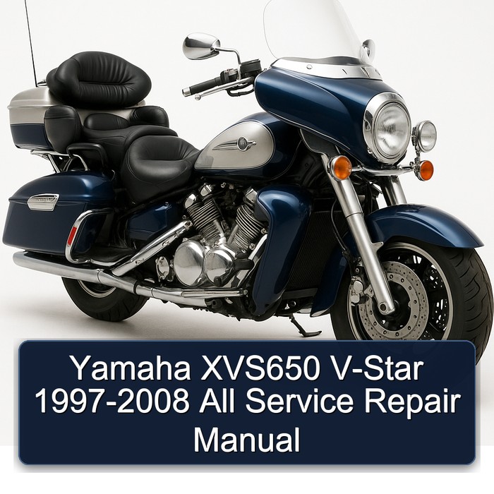 2007 Yamaha XVS650 V-Star All Workshop Service Repair Manual PDF Download