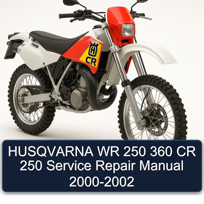 HUSQVARNA WR 250 360 CR 250 Manual de servicio y reparación 2000-2002