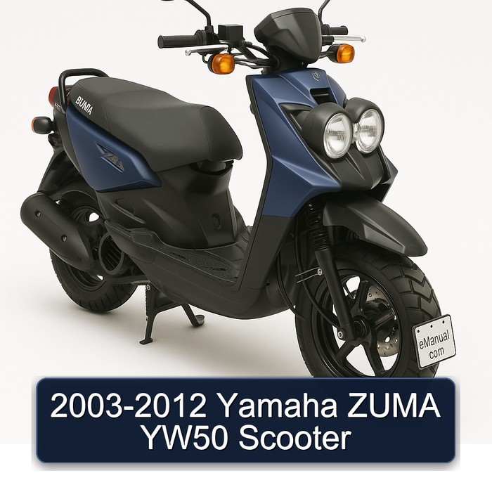 2003-2012 Yamaha ZUMA YW50 Scooter