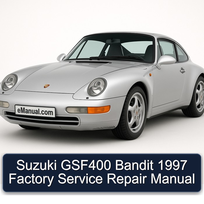 Suzuki GSF400 Bandit 1997 Factory Manual de servicio y reparación