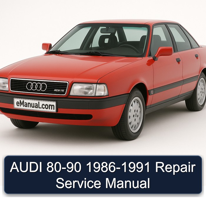 AUDI 80-90 1986-1991 Repair Service Manual