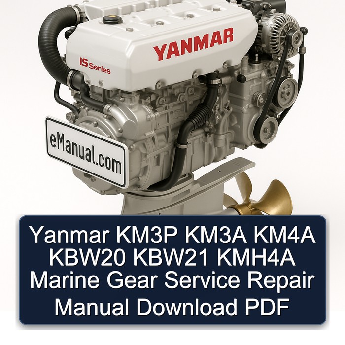 Yanmar KM3P KM3A KM4A KBW20 KBW21 KMH4A Marine Gear Service Repair Manual Download PDF