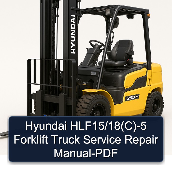 Manual de Servicio y Reparación Hyundai HLF15/18(C)-5 (PDF)