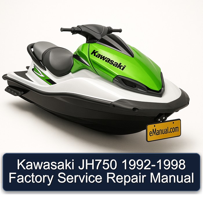Kawasaki JH750 1992-1998 Factory Manual de servicio y reparación