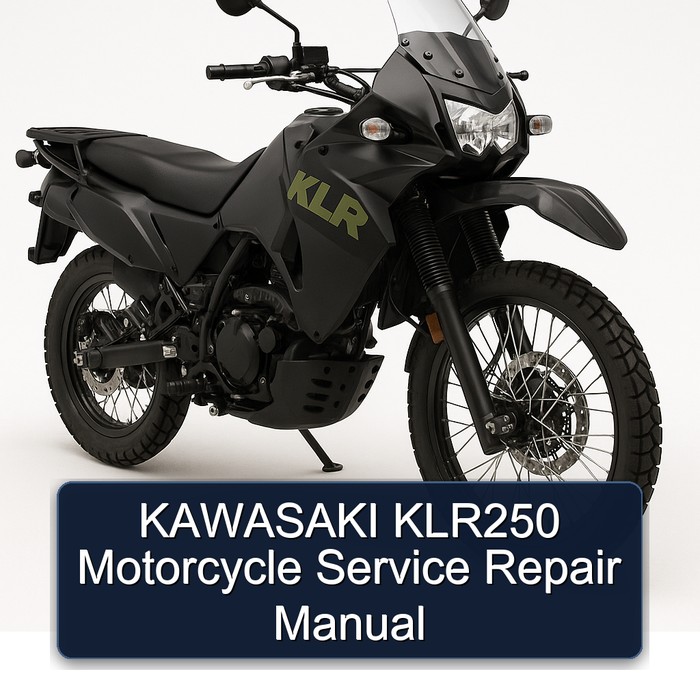 KAWASAKI KLR250 Motorcycle Manual de servicio y reparación