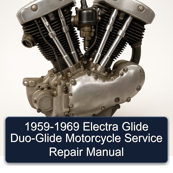 1959-1969 Electra Glide Duo-Glide Motorcycle Manual de servicio y reparación