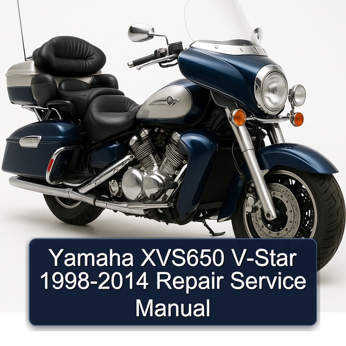 Yamaha XVS650 V-Star 1998-2014 Repair Service Manual
