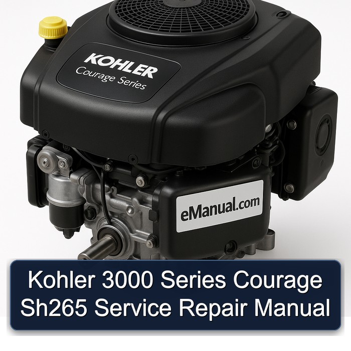 Kohler 3000 Serie Courage SH265 Reparaturhandbuch