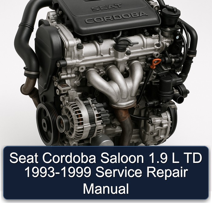 Seat Cordoba Saloon 1.9 L TD 1993-1999 Service Repair Manual 