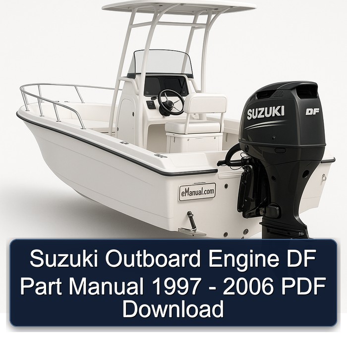 Suzuki Aussenbordmotor DF Teilehandbuch 1997-2006 PDF Download