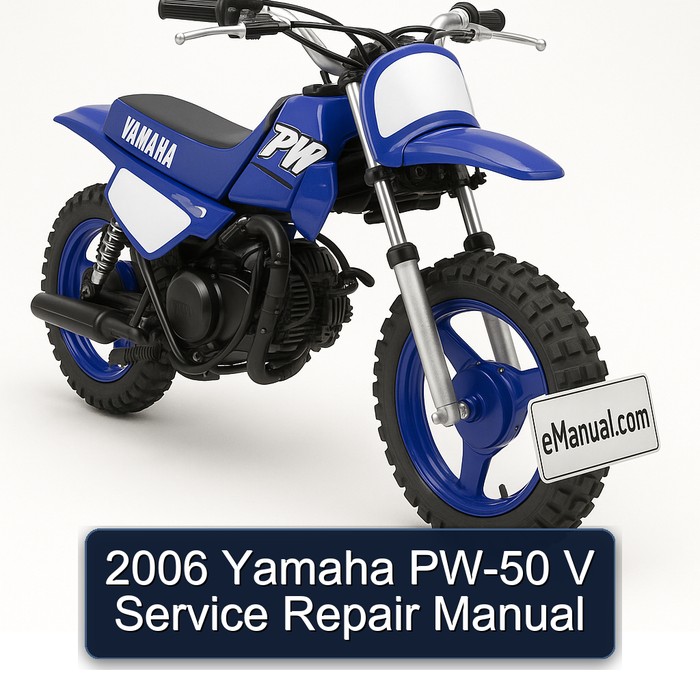 2006 Yamaha PW-50 V Manual de servicio y reparación