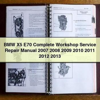 BMW X5 E70 Workshop Service Repair Manual PDF Download