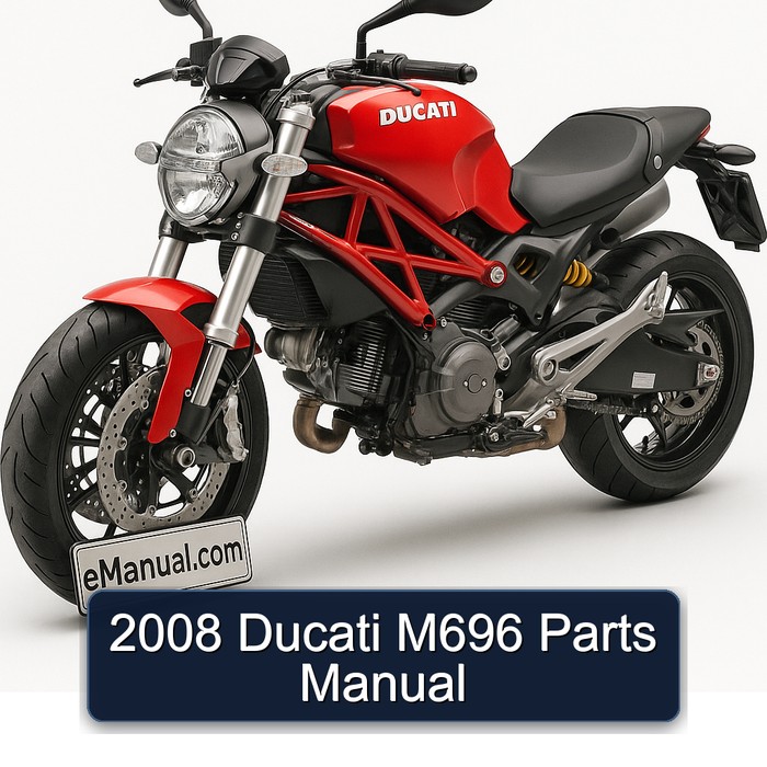 2008 Ducati M696 Parts Manual