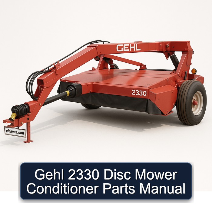 Gehl 2330 Scheibenmähwerk-Conditioner Ersatzteilkatalog