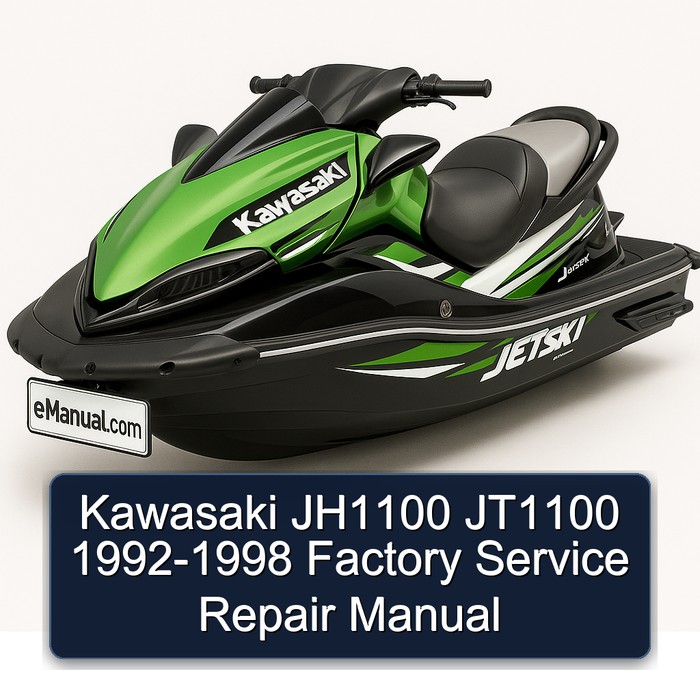 Kawasaki JH1100 JT1100 1992-1998 Factory Manual de servicio y reparación