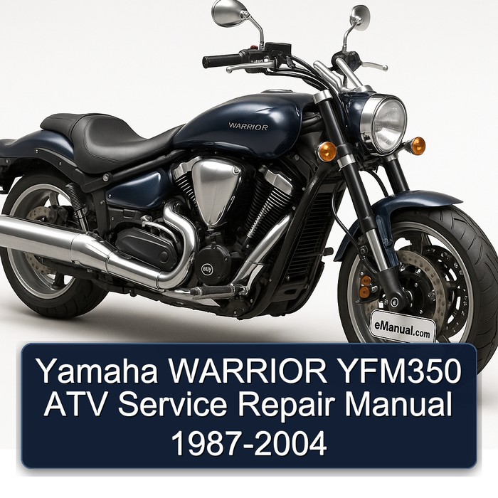 Yamaha WARRIOR YFM350 ATV Service Repair Manual  1987-2004