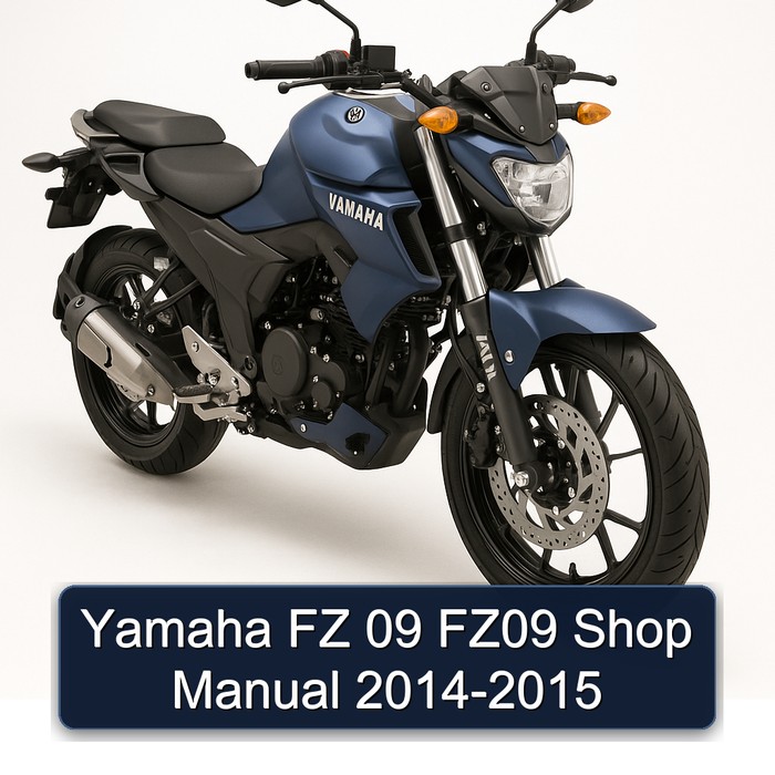 Yamaha FZ 09 FZ09 Shop Manual 2014-2015