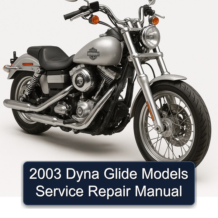 2003 Dyna Glide Models Manual de servicio y reparación