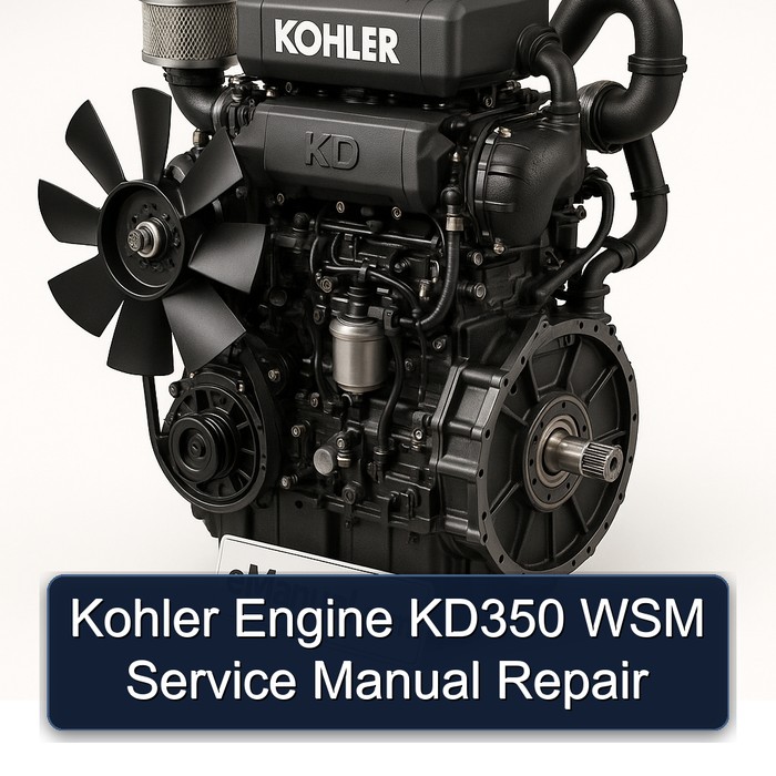 Kohler Engine KD350 WSM Service Manual Repair