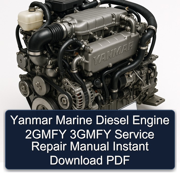 Manual de Servicio y Reparación Yanmar 2GMFY/3GMFY (Descarga Instantánea PDF)