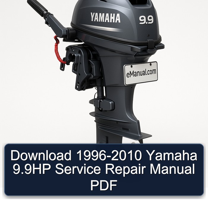 Download 1996-2010 Yamaha 9.9HP Service Repair Manual PDF
