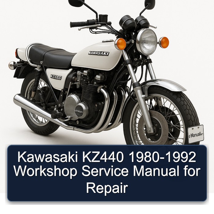 Kawasaki KZ440 1980-1992 Workshop Service Manual for Repair