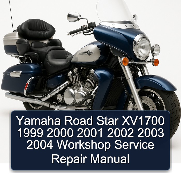 Yamaha Road Star XV1700 1999 2000 2001 2002 2003 2004 Workshop Manual de servicio y reparación
