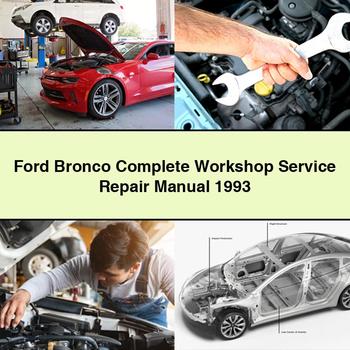 Ford Bronco Manual completo de servicio y reparación del taller 1993