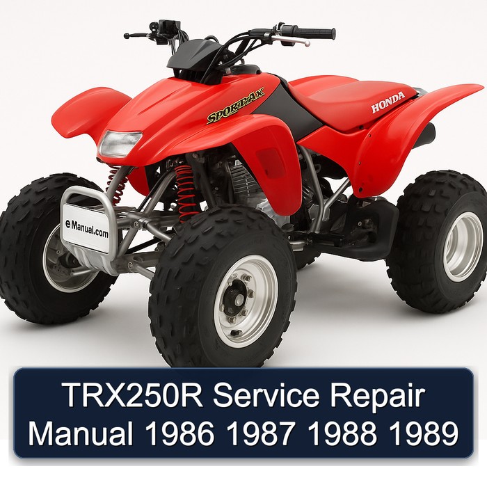 TRX250R Service Repair Manual 1986 1987 1988 1989